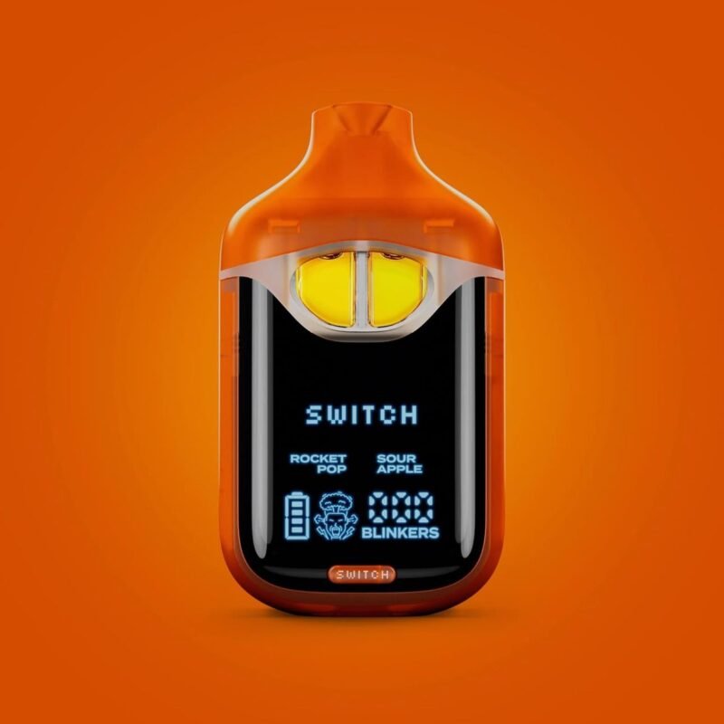 Boutiq THCA Disposable in Rocket Pop and Sour Apple flavors